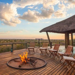 Tau Pan täglicher Sundowner