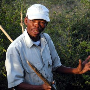 Tau Pan Bushman walks