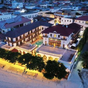 Tembo House Hotel, aus der Vogelperspektive