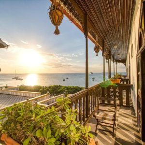 Tembo House Hotel, schöne Terrassen