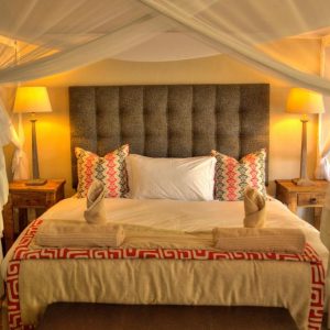 Thamalakane River Lodge romantische Betten