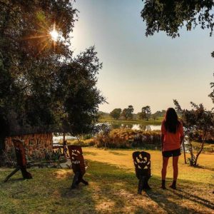 Thamalakane River Lodge Aussicht auf den Fluss