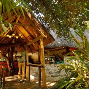 Thamalakane River Lodge Empfang