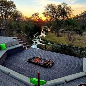 The Wallow Lodge, schöne Feuerstelle