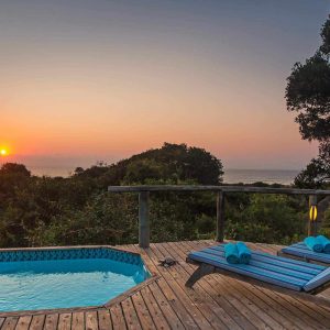 Thonga Beach Lodge private plunge pool