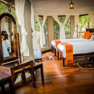 Thula Thula Tented Camp, Zimmer
