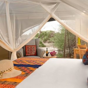 Tlouwana Camp, fröhliches Dekor