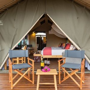 Tlouwana Camp, Zelte