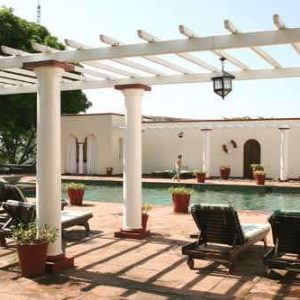 Victoria Falls Hotel Hallway Pool Area