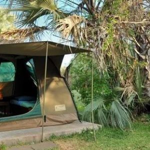 Victoria Falls Waterfront, Zeltplatz