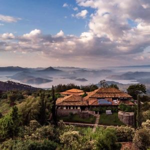 Virunga Lodge von oben