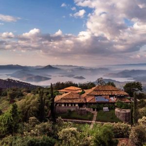 Virunga Lodge von oben
