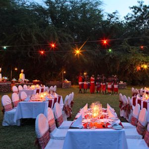 Sarova Shaba Lodge, Dinner