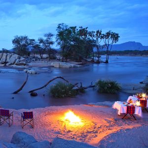 Sarova Shaba Lodge romantisches dinner