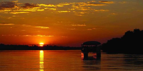 Sunset cruise on the Zambezi